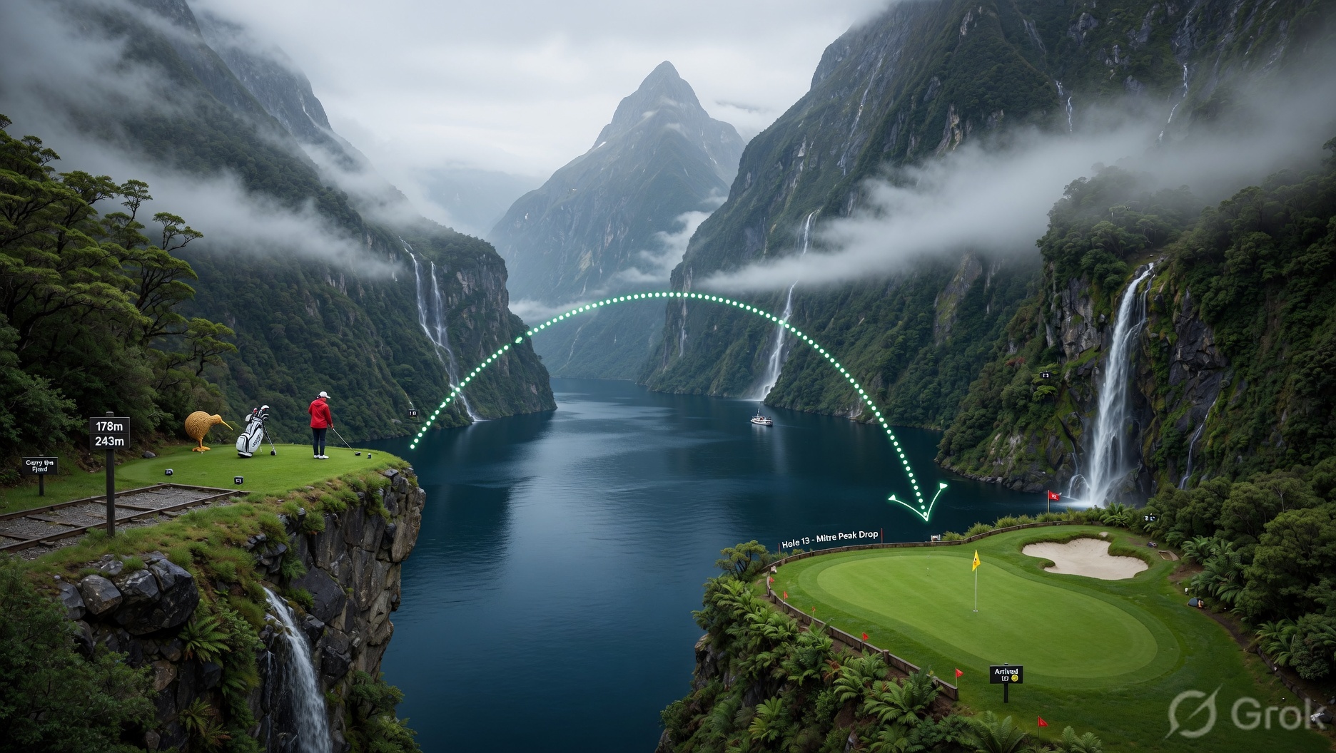 Fjord golf green